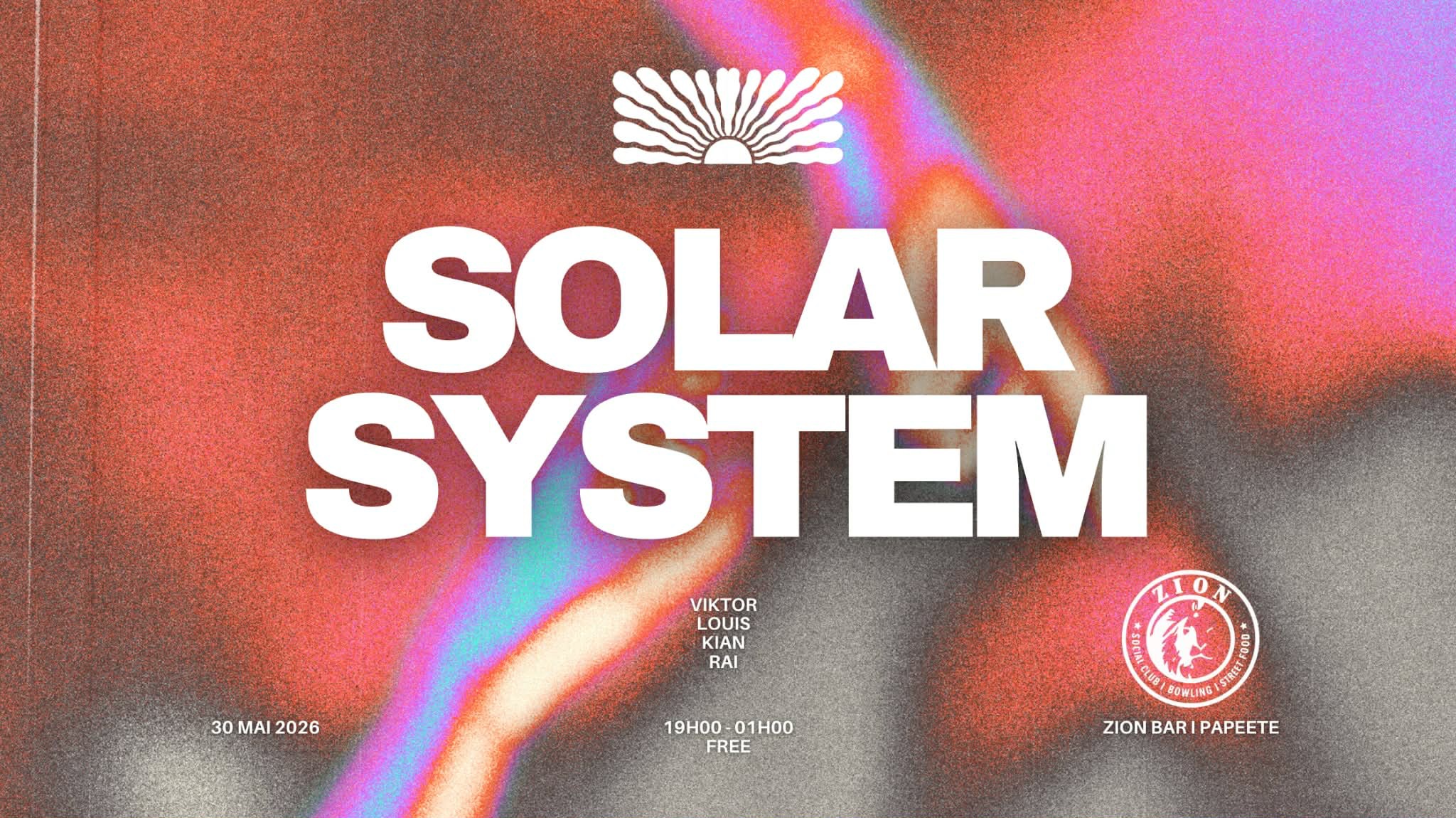 Soirée Electro - SOLAR SYSTEM